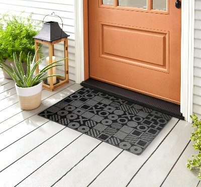 Outdoor floor mat Quadrangles