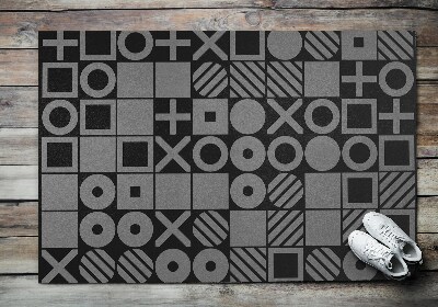 Outdoor floor mat Quadrangles