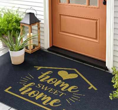 Outdoor mat Sweet Home lettering