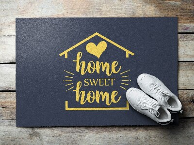 Outdoor mat Sweet Home lettering