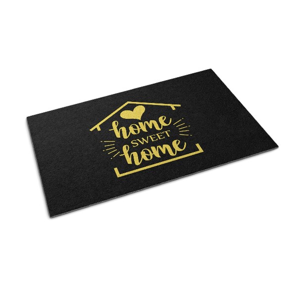 Outdoor floor mat Sweet Home inscription