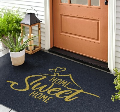 Outside door mat Sweet Home inscription