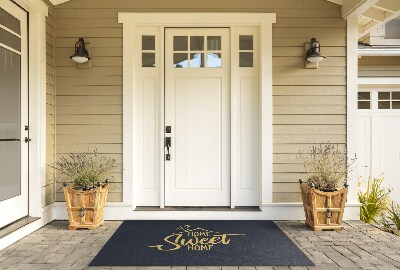 Outside door mat Sweet Home inscription