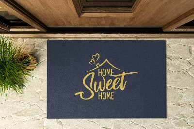 Outside door mat Sweet Home inscription