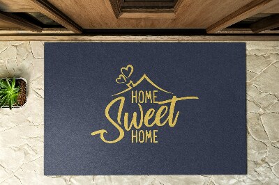 Outside door mat Sweet Home inscription