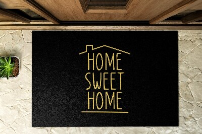 Doormat front door Inscription Home Sweet Home
