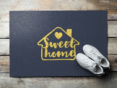 Front door doormat With the inscription Home Sweet Home