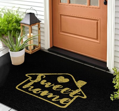 Outdoor floor mat With the inscription Home Sweet Home