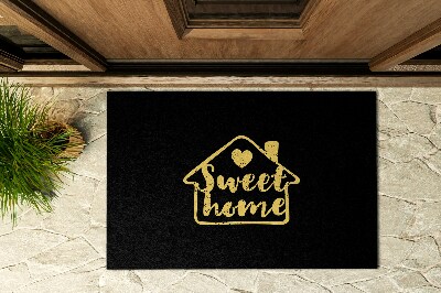 Outdoor floor mat With the inscription Home Sweet Home