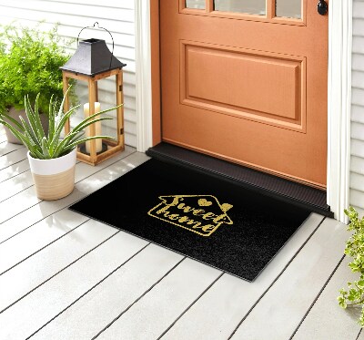 Outdoor floor mat With the inscription Home Sweet Home