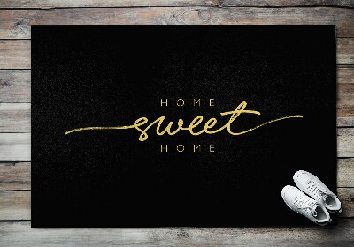 Front door rug Home Sweet Home inscription