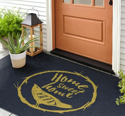 Outdoor door mat With the inscription Home Sweet Home