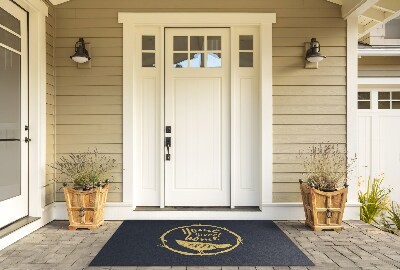 Outdoor door mat With the inscription Home Sweet Home