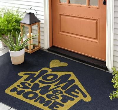 Outdoor mat Home Sweet Home inscription