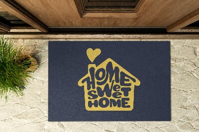 Outdoor mat Home Sweet Home inscription