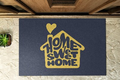Outdoor mat Home Sweet Home inscription