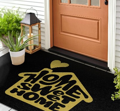 Entrance rug With the inscription Home Sweet Home