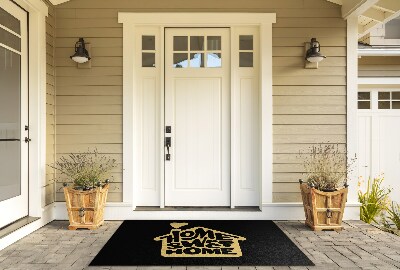 Entrance rug With the inscription Home Sweet Home