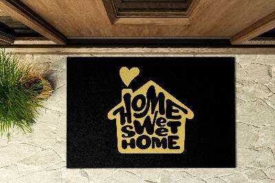 Entrance rug With the inscription Home Sweet Home