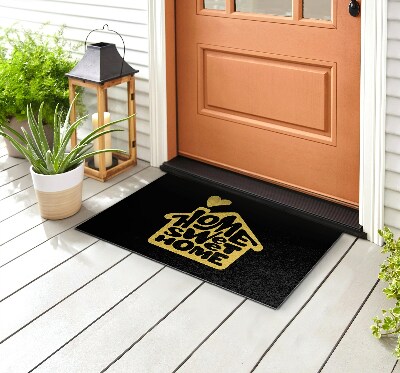 Entrance rug With the inscription Home Sweet Home