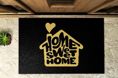 Entrance rug With the inscription Home Sweet Home