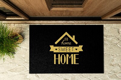 Entrance mat With the inscription Home Sweet Home