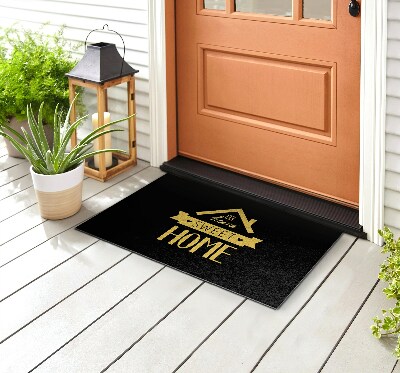 Entrance mat With the inscription Home Sweet Home