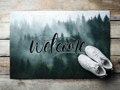 Outdoor mat Welcome lettering