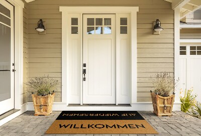 Outdoor mat Welcome Goodbye