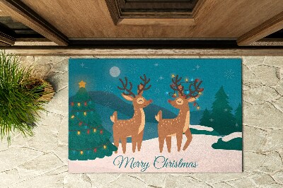 Entrance mat Christmas Reindeer