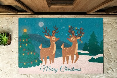 Entrance mat Christmas Reindeer
