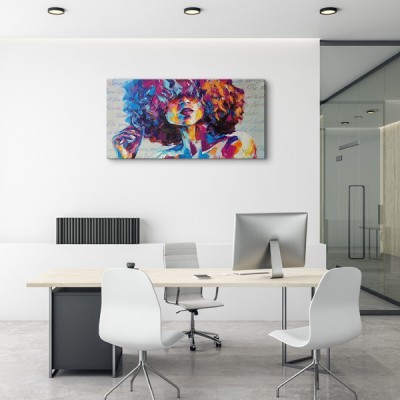 Canvas and glass prints for the office