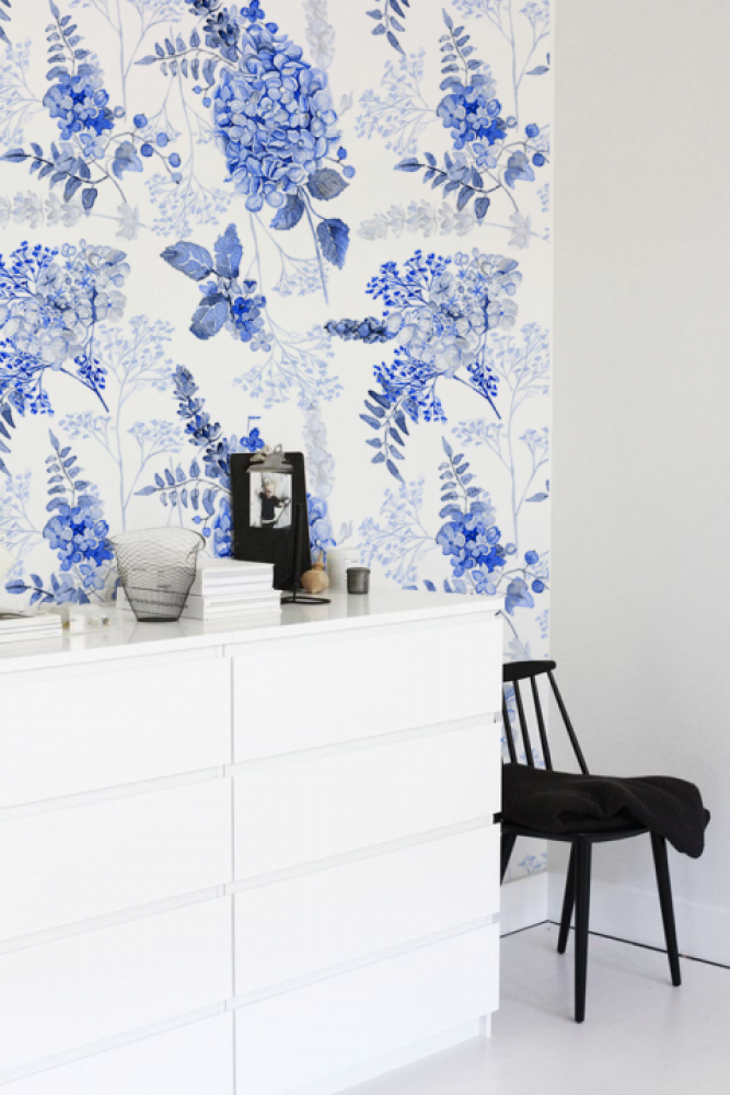 Chinese porcelain wallpaper