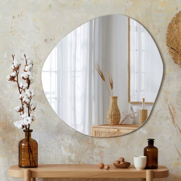 Frameless mirrors 