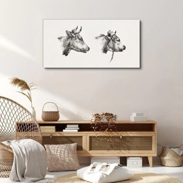 Canvas prints with cows 