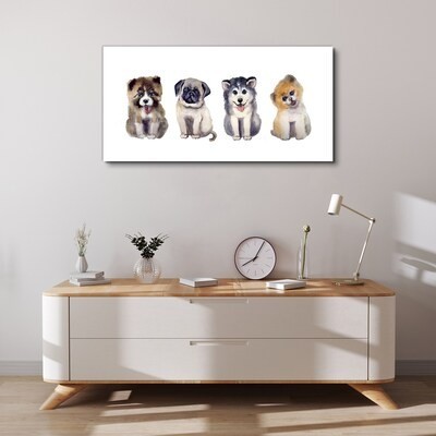 Canvas prints with dogs 