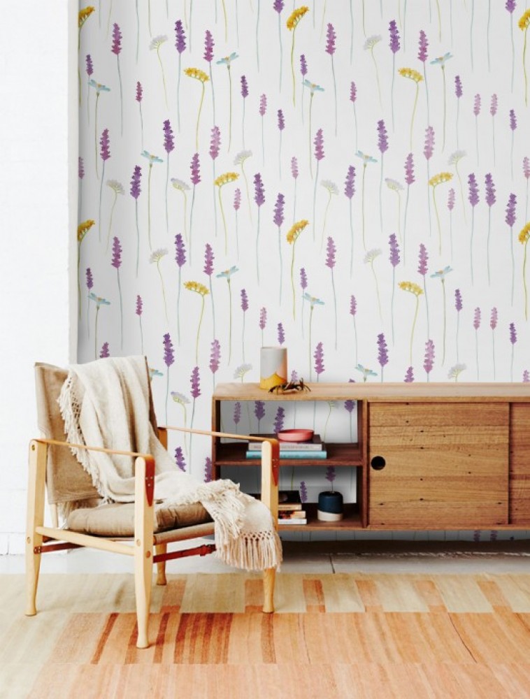 Subtle flower wallpaper